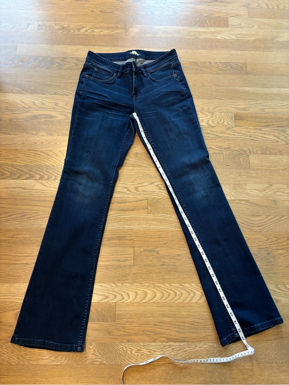 Tommy Bahama Dark Blue Flare Jeans